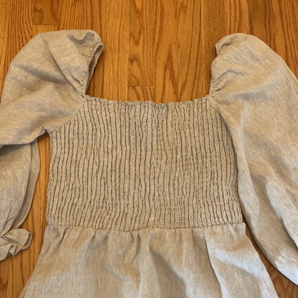 reformation gitane linen dress - size xl - Picture 5 of 5